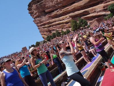 Yoga on the Rocks